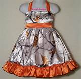 Photos of Orange And Camo Flower Girl Dresses