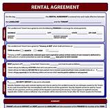 Simple Rent Lease Agreement Forms Images