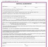 Printable Residential Lease Agreement Free Photos