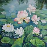 Lotus Flower Painting Photos