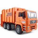 Orange Toy Garbage Trucks