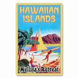 Pictures of Vintage Hawaiian Wood Signs