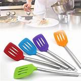 Silicone Spatula Stainless Steel Handle Photos