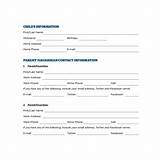 Photos of Emergency Contact Person Form