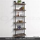 Rustic Pipe Bookshelf