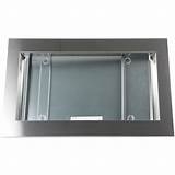 Stainless Microwave With Trim Kit