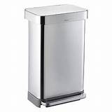 Pictures of Container Store Stainless Steel Trash Can