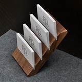 Multiple Business Card Display Stand Photos