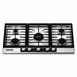 Pictures of Gas On Glass Cooktop 36