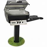 Post Mount Gas Grill