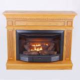 Images of Gas Log Mantel Fireplace