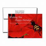 Photos of Imprinted Business Christmas Cards