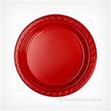 Red Plastic Dinner Plates Pictures