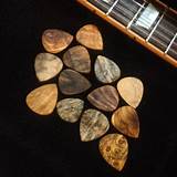 Photos of Handmade Wooden Guitar Picks
