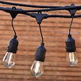 Commercial Outdoor Globe String Lights