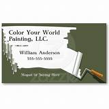 Business Cards Painting Contractors Pictures