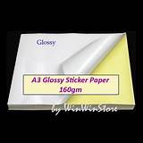 A4 Sticker Paper For Laser Printer Photos