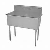 Images of Commercial Free Standing Stainless Steel Sink