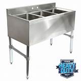 Photos of Commercial Stainless Steel 3 Compartment Sink