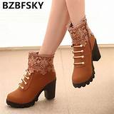 Leather Fashion Boots For Women Images