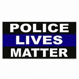 Police Lives Matter Bumper Sticker