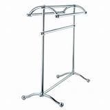Chrome Standing Towel Rack Pictures