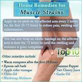Strained Back Home Remedies Photos