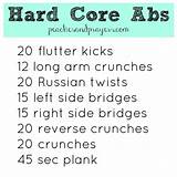Pictures of Ab Workouts Hard