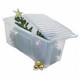 Artificial Christmas Tree Plastic Storage Containers Images