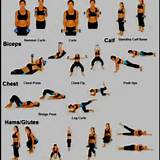 Images of Exercise Routine Without Weights