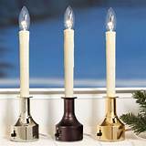 Electric Window Candle Lights With Timer