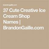 Photos of Cool Ice Cream Shop Names