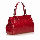 Red Patent Leather Handbag Photos