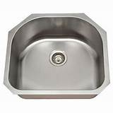 D Shaped Stainless Steel Sink Images