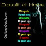 Photos of Crossfit Exercise Routines At Home