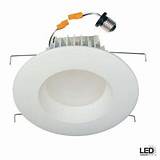 Photos of Commercial Electric White Recessed Led Trim 4 Inch