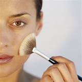 How To Apply Makeup With A Brush Pictures