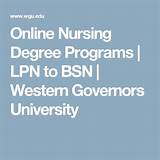 Western Governors University Lpn To Bsn Photos