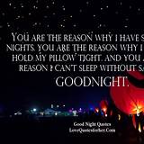 Images of Good Night Quotes For Him With Pictures
