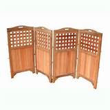 Pictures of Outdoor Wood Panel Screen