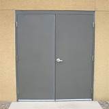 Steel Double Entry Doors Commercial Photos