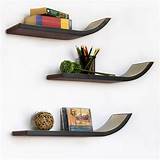 Floating Curved Shelves Photos