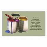 Images of Business Cards Painting Contractors