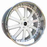 Pictures of All White 24 Inch Rims