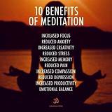 Benefits Of Meditation Pictures