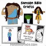 Samson And Delilah Crafts Activities Images