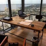 Images of Reclaimed Wood L Shaped Desk