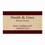 Attorney Business Card Examples