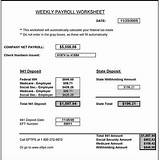 Images of Payroll Worksheet