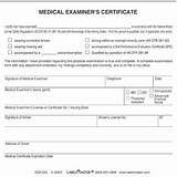 Cdl Medical Form Ny Photos